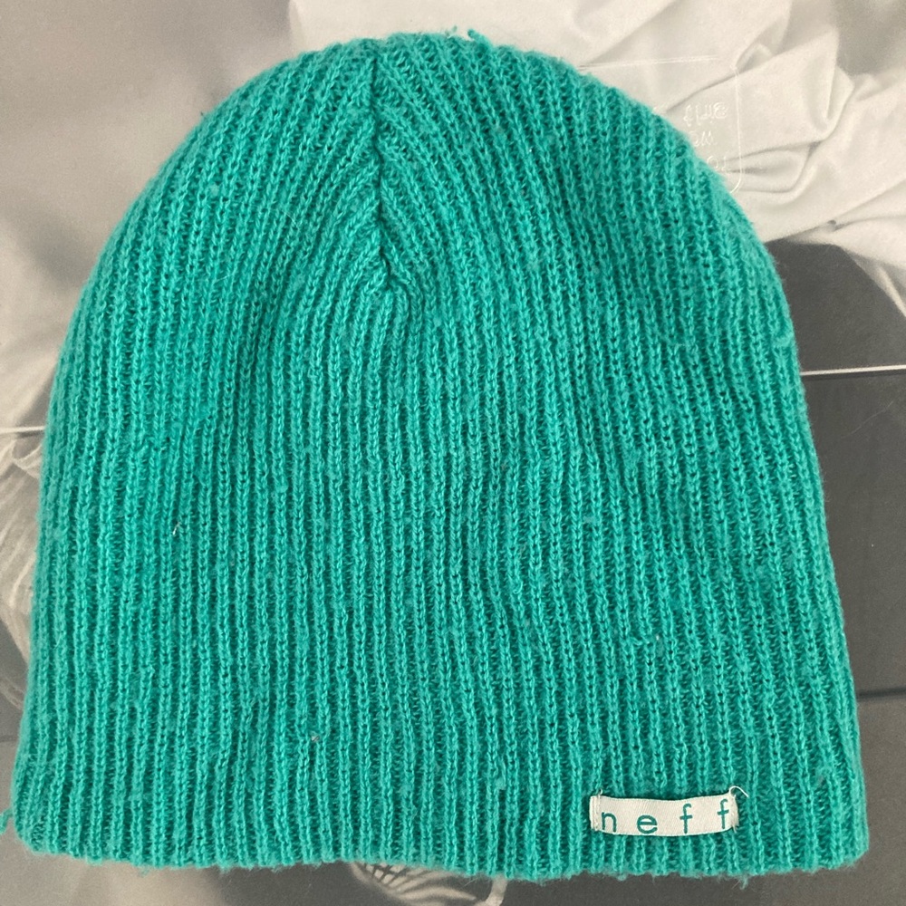 Aqua/Teal neff beanie